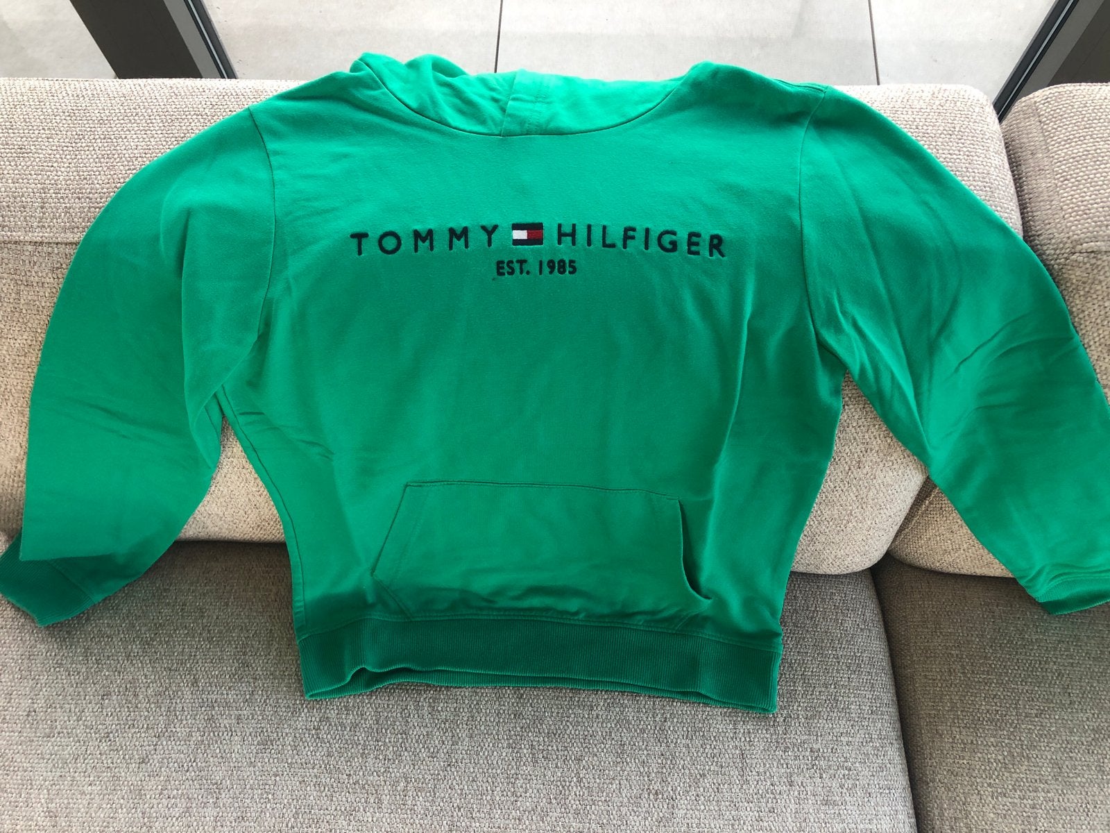 Pull à capuche pour garçon - Hilfiger - Taille 164 (14 ans), Enlèvement, Comme neuf