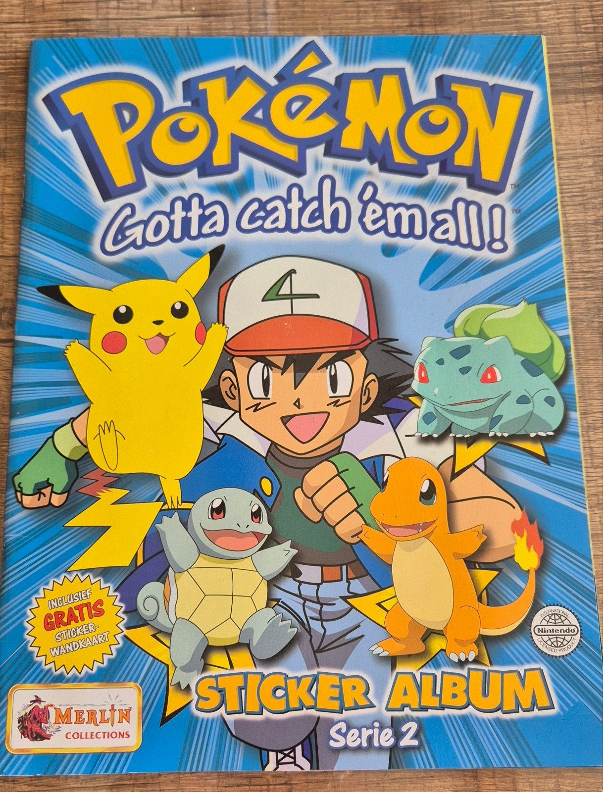 L'album Merlin de Pokemon Gotta Catch 'em all, série 2, Livres, Enlèvement