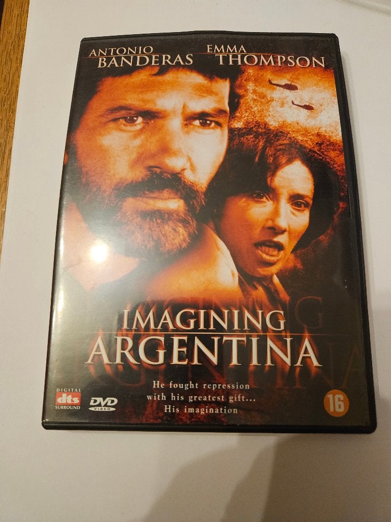 Imagining Argentina DVD - Antonio Banderas, CD & DVD, Enlèvement ou Envoi, Autres genres, À partir de 16 ans, Néerlandais