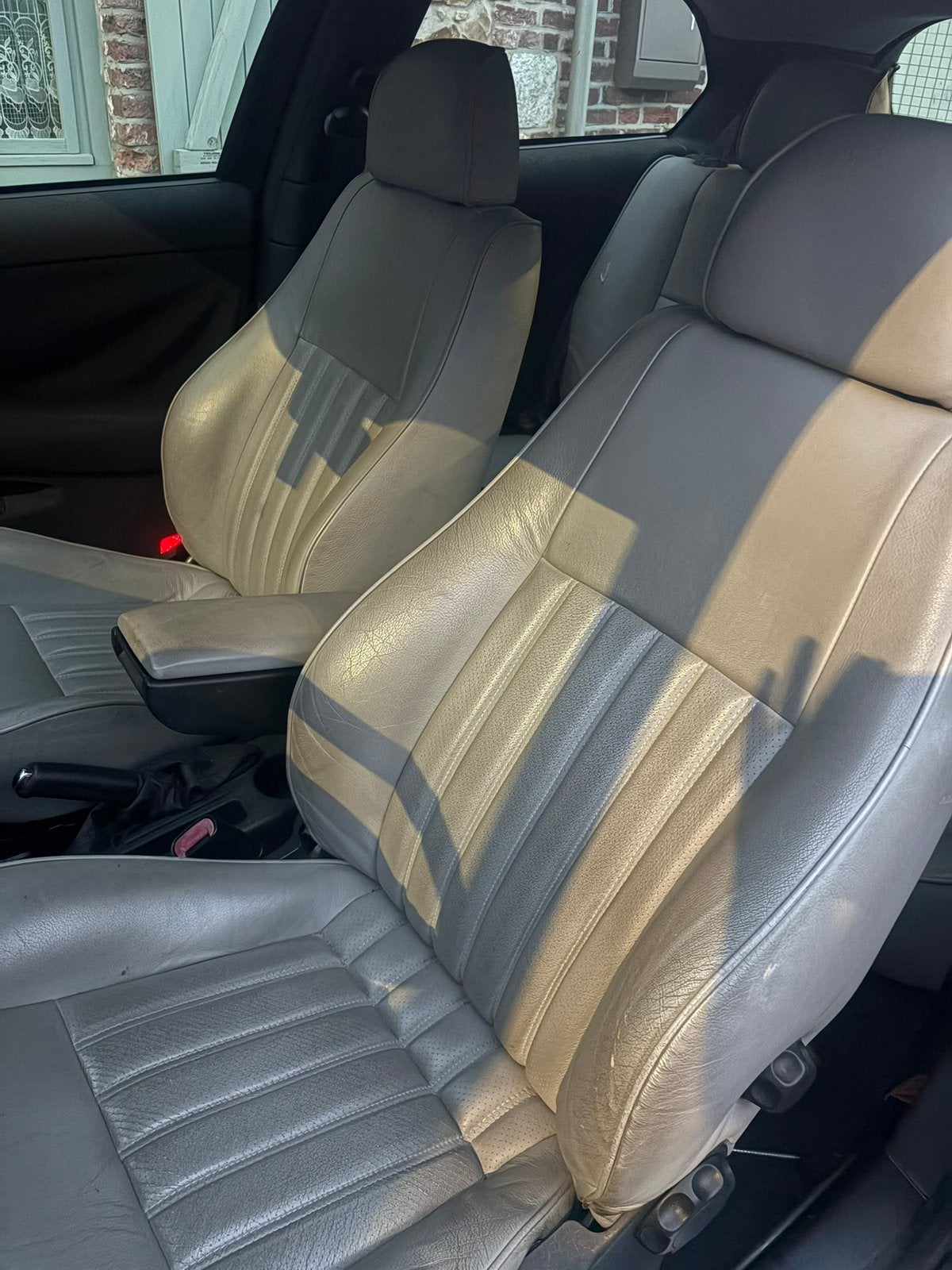 Intérieur sièges Alfa 147 cuir blanc gris, Enlèvement, Utilisé, Alfa Romeo