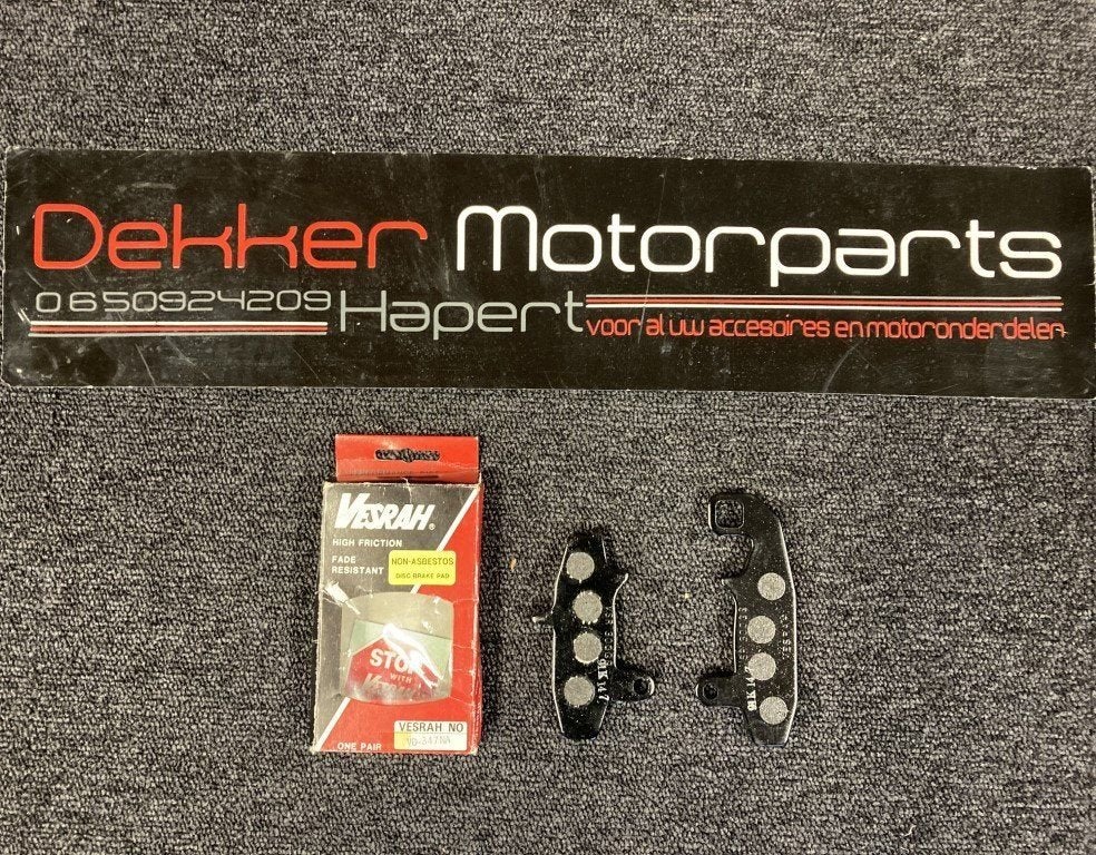 Vesrah voorzijde remblokken VD-347/NA DR650 DR750 DR800, Motoren, -, -, Nieuw, Ophalen of Verzenden