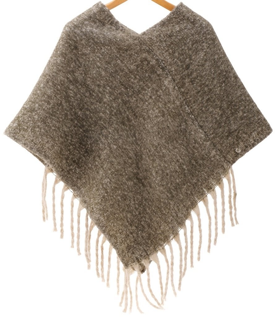 Poncho d'hiver tricoté kaki taille unique pour femme, Vêtements | Femmes, Vestes | Hiver, Enlèvement ou Envoi, Neuf, Vert