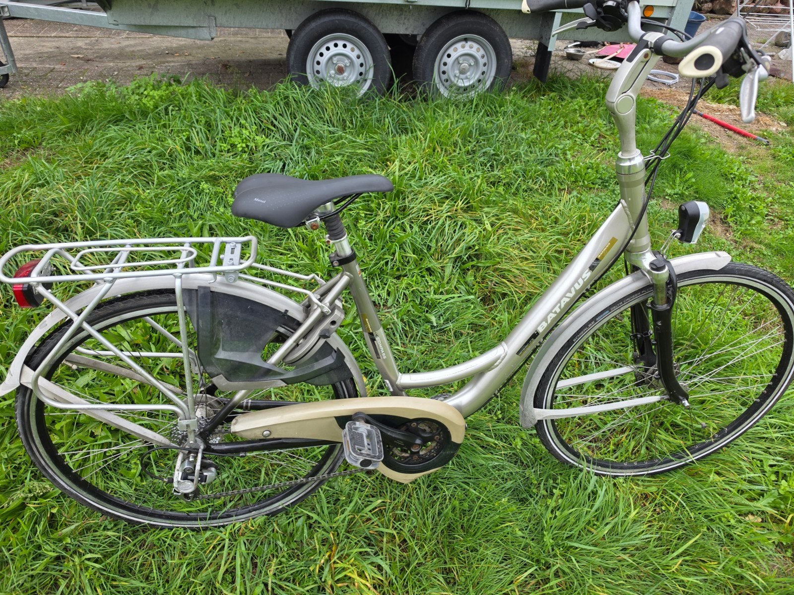 damesfiets batavus compass 28" 48 cm, Fietsen en Brommers, Ophalen, Gebruikt, 47 tot 50 cm, Versnellingen