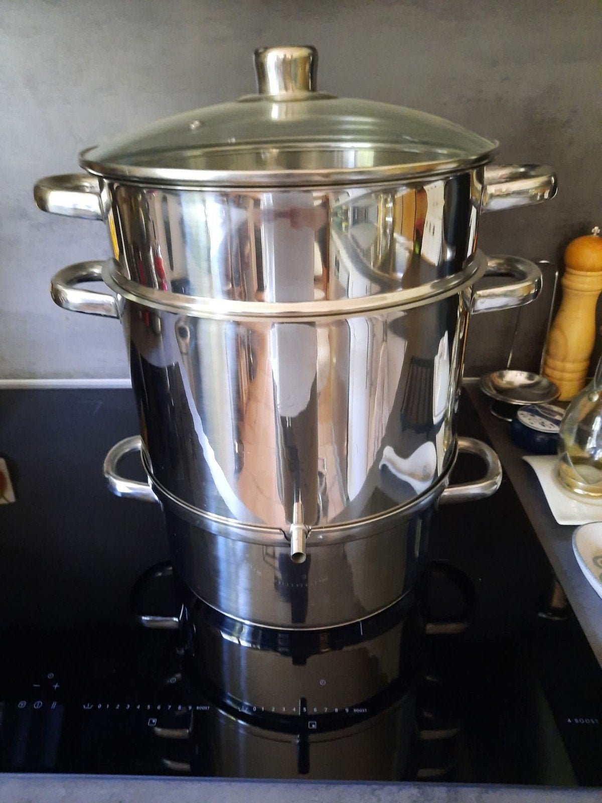 Sapcentrifuge, Ophalen, Zo goed als nieuw, Inox