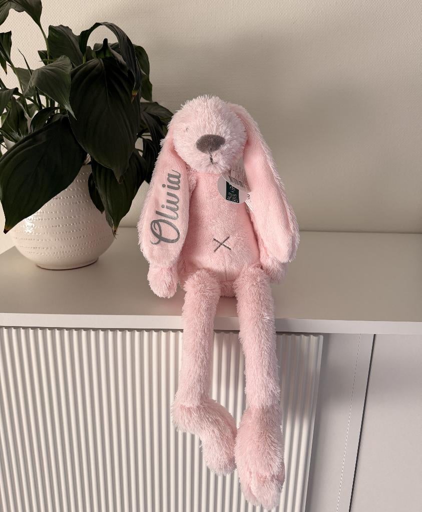 Gepersonaliseerde Rabbit Richie Knuffel Happy Horse 28cm, Kinderen en Baby's, Ophalen of Verzenden, Nieuw, Kraamcadeau