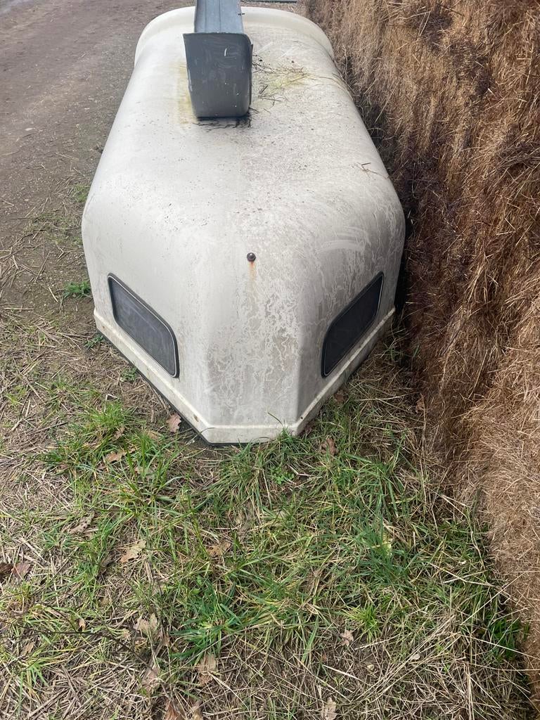 Polyester kap 1paardstrailer, Ophalen