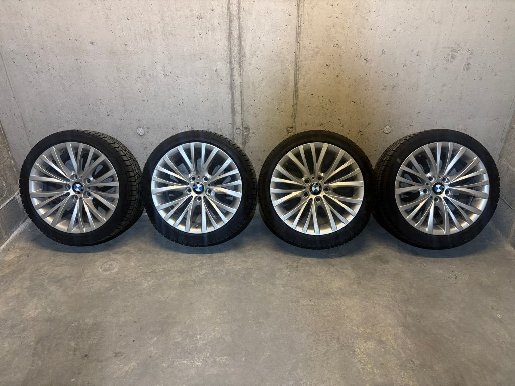 18 inch originele BMW velgen met winterbanden Styling 293, Ophalen, 18 inch, Gebruikt, Banden en Velgen