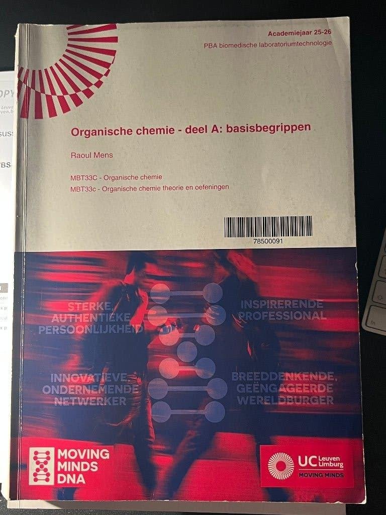 Organische chemie - deel A: basisbegrippen, Ophalen, Nieuw, Hogeschool