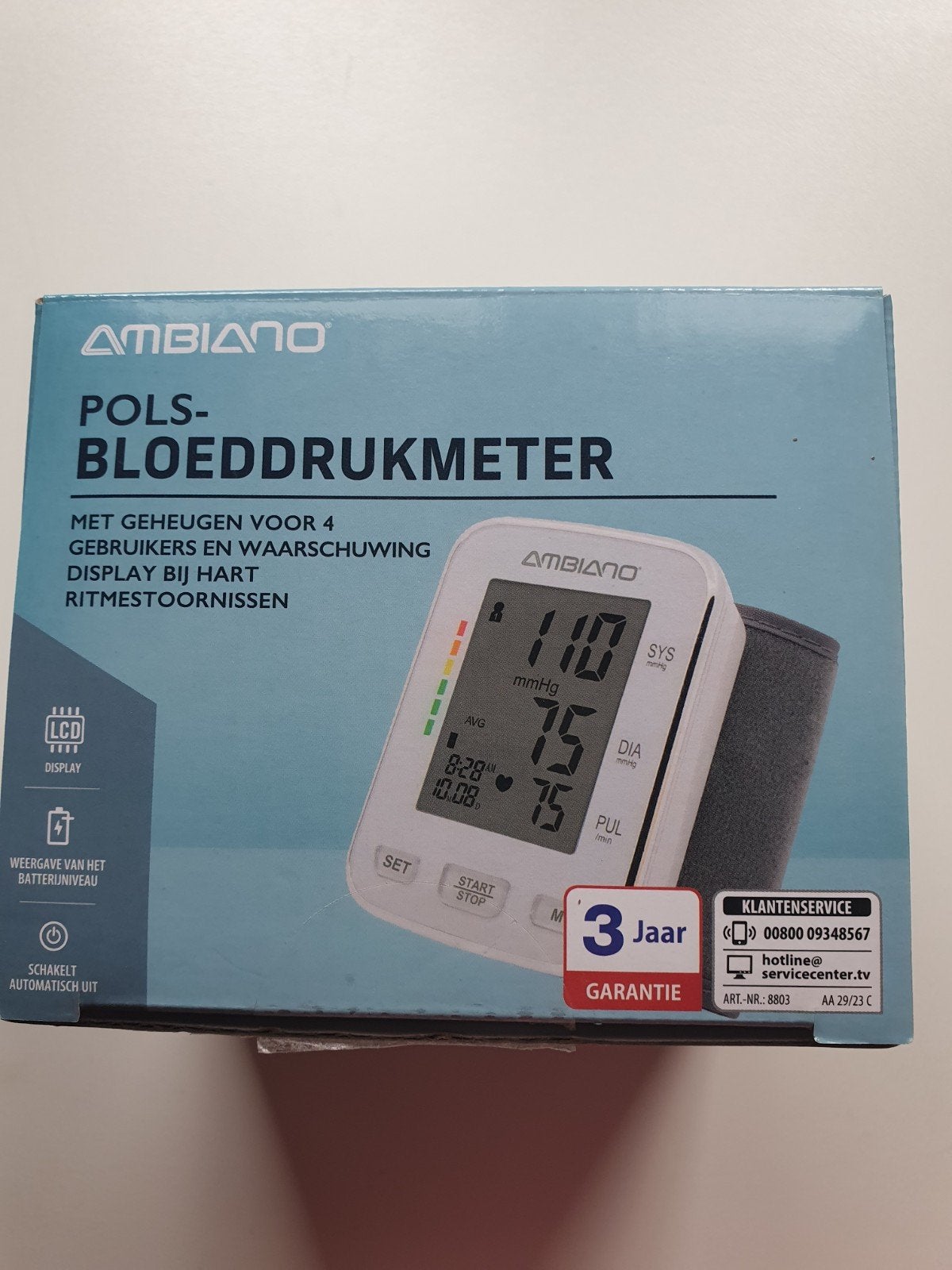 hand bloeddrukmeter, Diversen, Verpleegmiddelen, Ophalen, Zo goed als nieuw