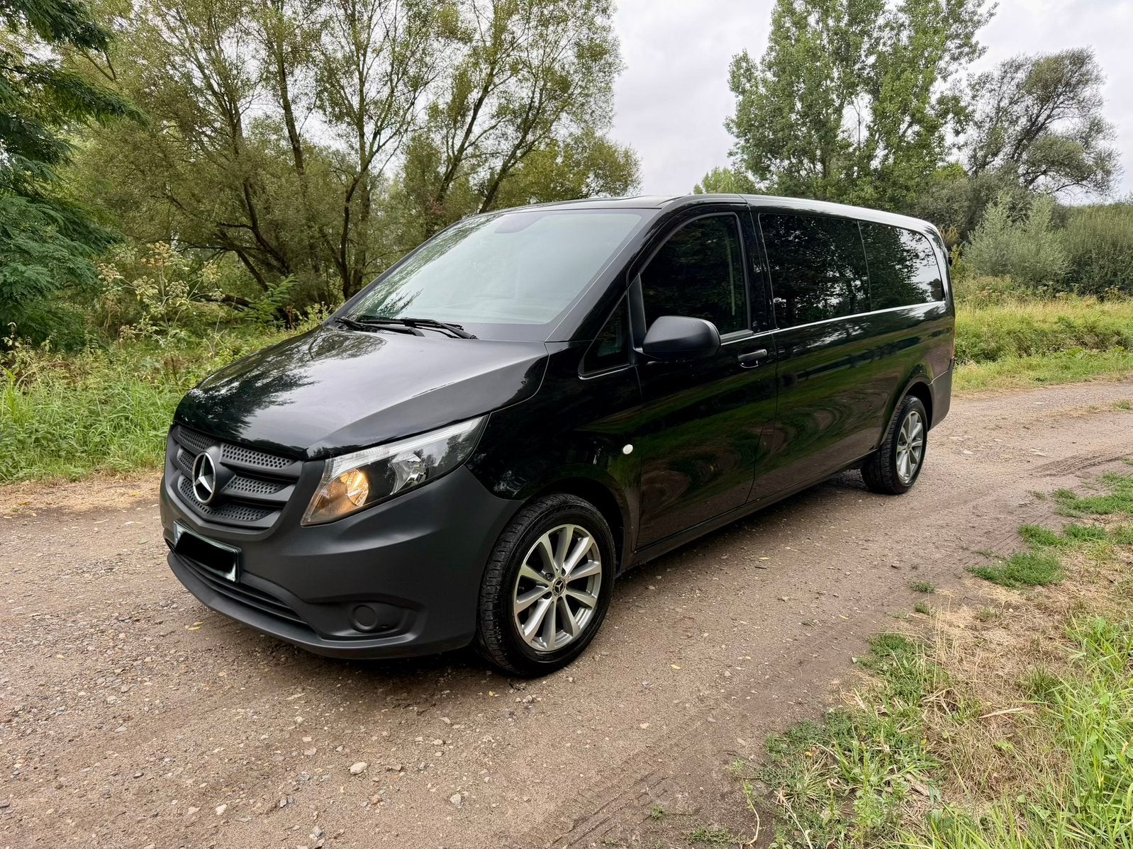 Mercedes Vito 116cdi Automaat L3 6pl Euro6d-T Navi, 4 cilinders, Zwart, Leder, Bedrijf