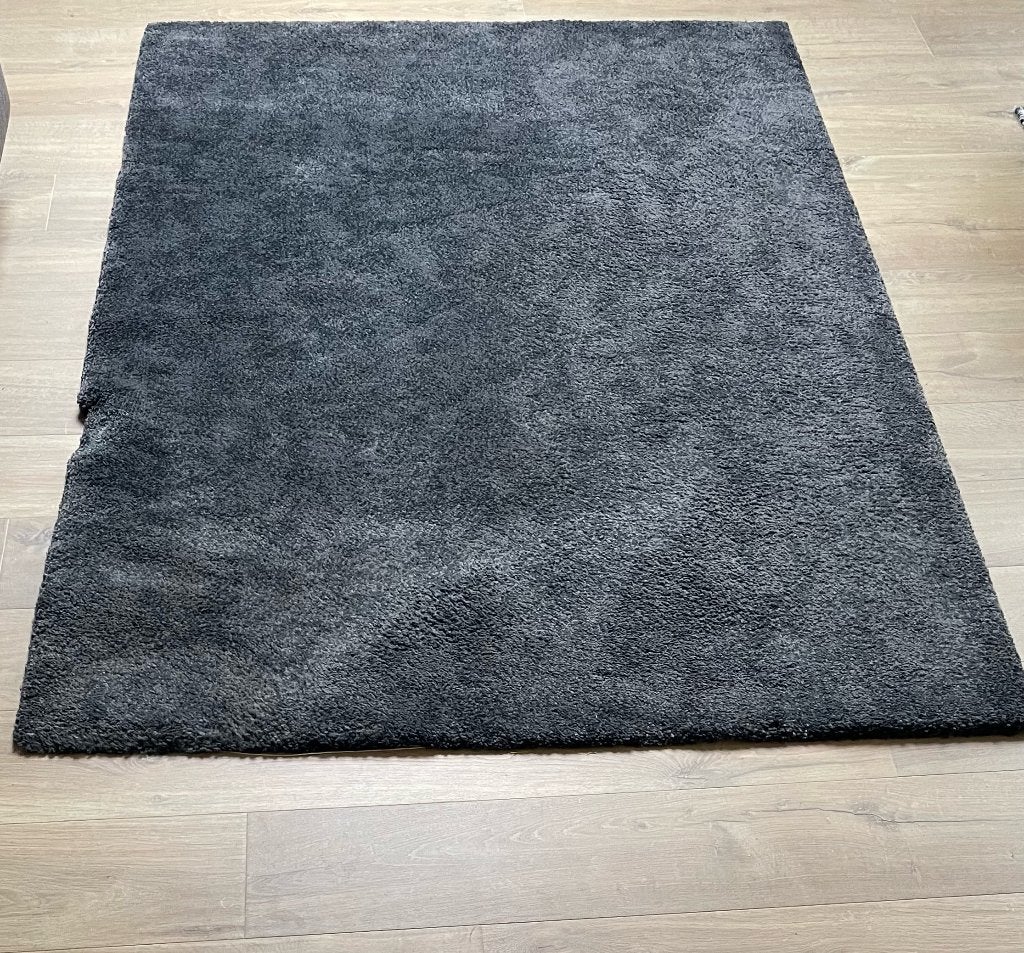 IKEA stoense tapijt antraciet 133x195cm nieuw, Maison & Meubles, Ameublement | Tapis & Moquettes, Neuf, 150 à 200 cm, Gris, 100 à 150 cm