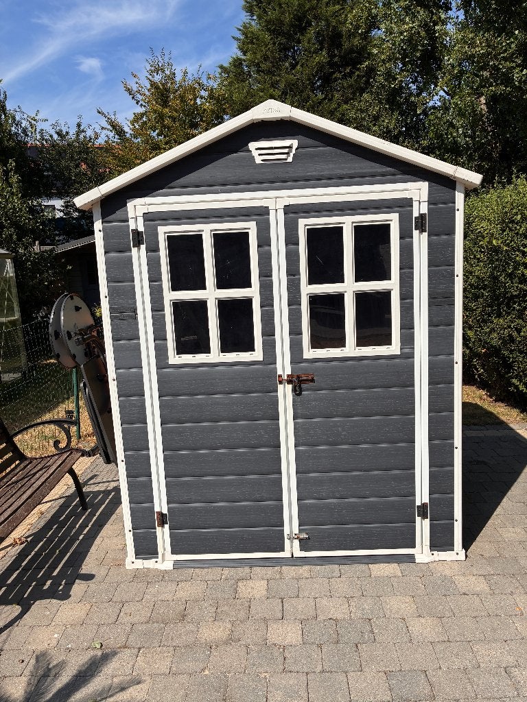 Tuinhuis kunststof Keter Manor 65 185 x 152 x 226 cm, Moins de 200 cm, 2 fenêtres, Synthétique, Enlèvement
