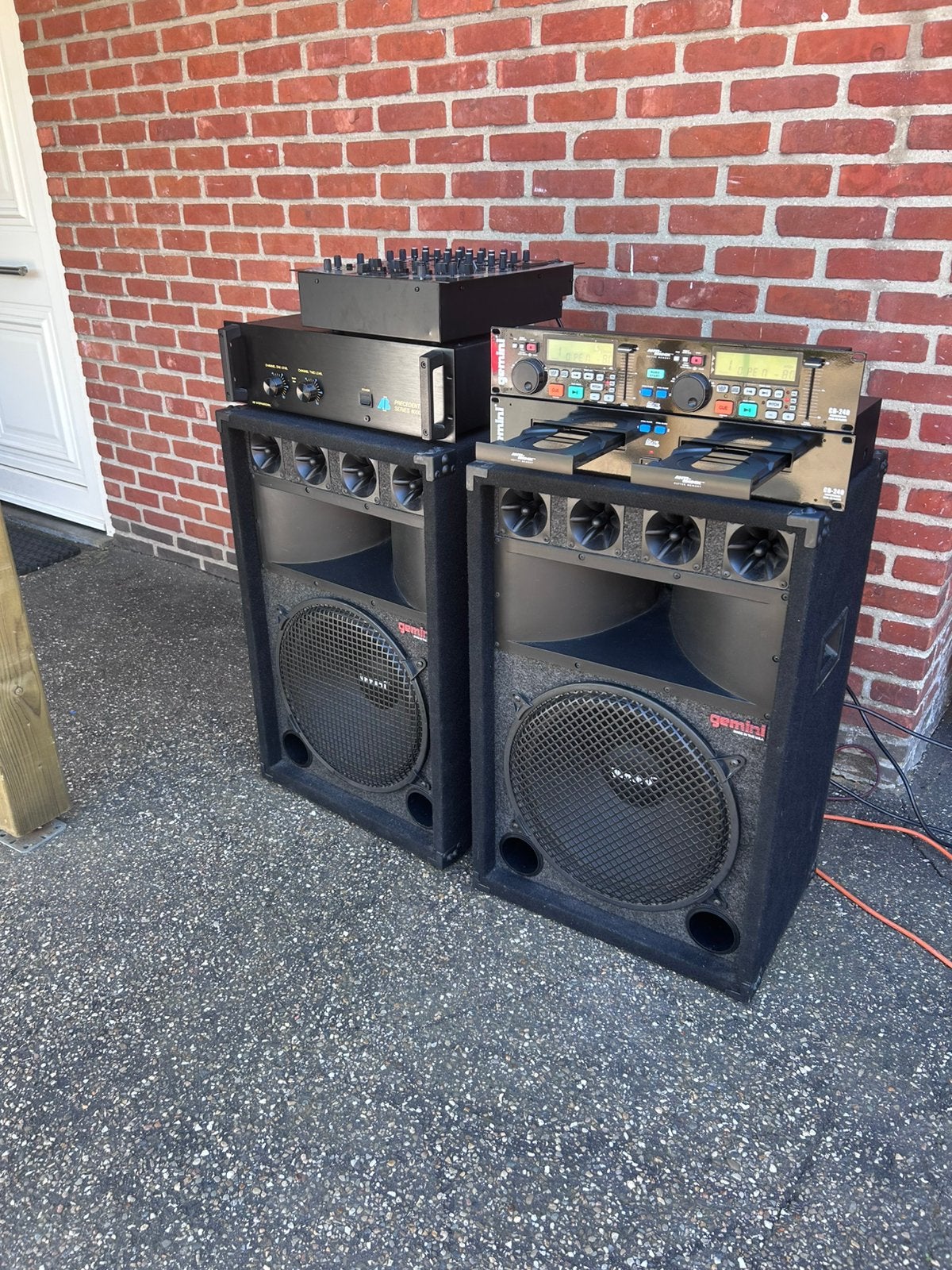 Gemini speaker set, TV, Hi-fi & Vidéo, Appareil pour karaoké, Comme neuf, Mixeur, Enlèvement