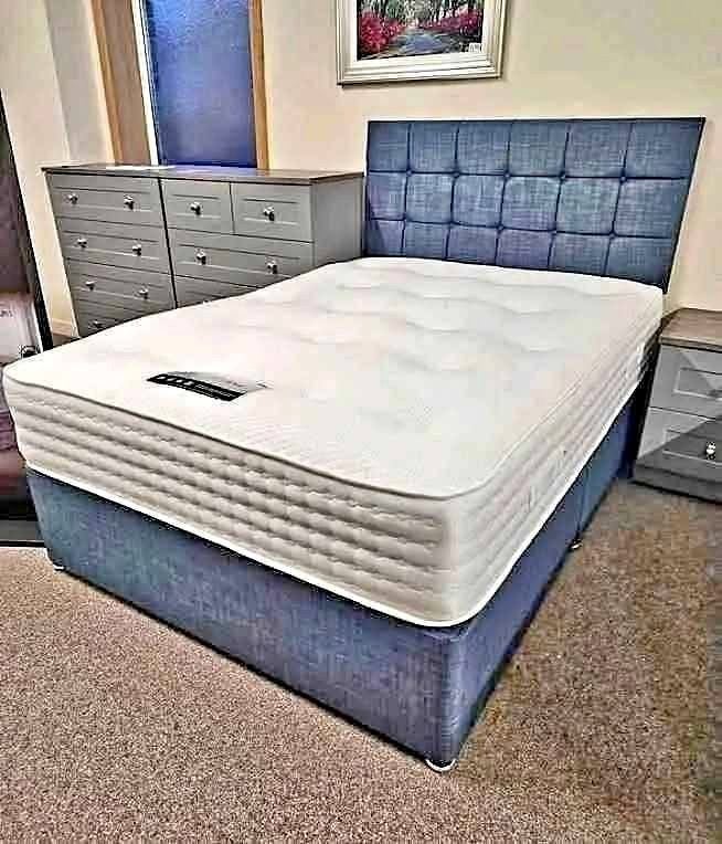Nieuw bed + matras – Scherpe prijs – Alle maten, Verzenden, Nieuw, Tweepersoons, Overige kleuren