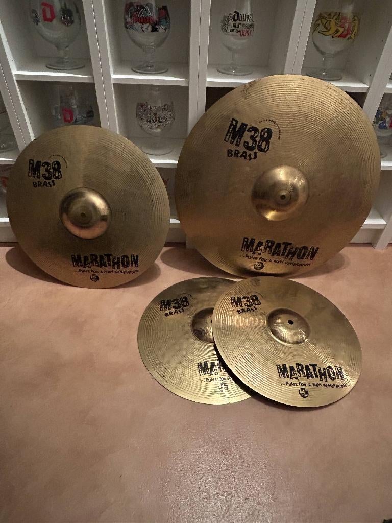 Cymbal Set Marathon, Muziek en Instrumenten, Ophalen of Verzenden, Gebruikt, Overige soorten