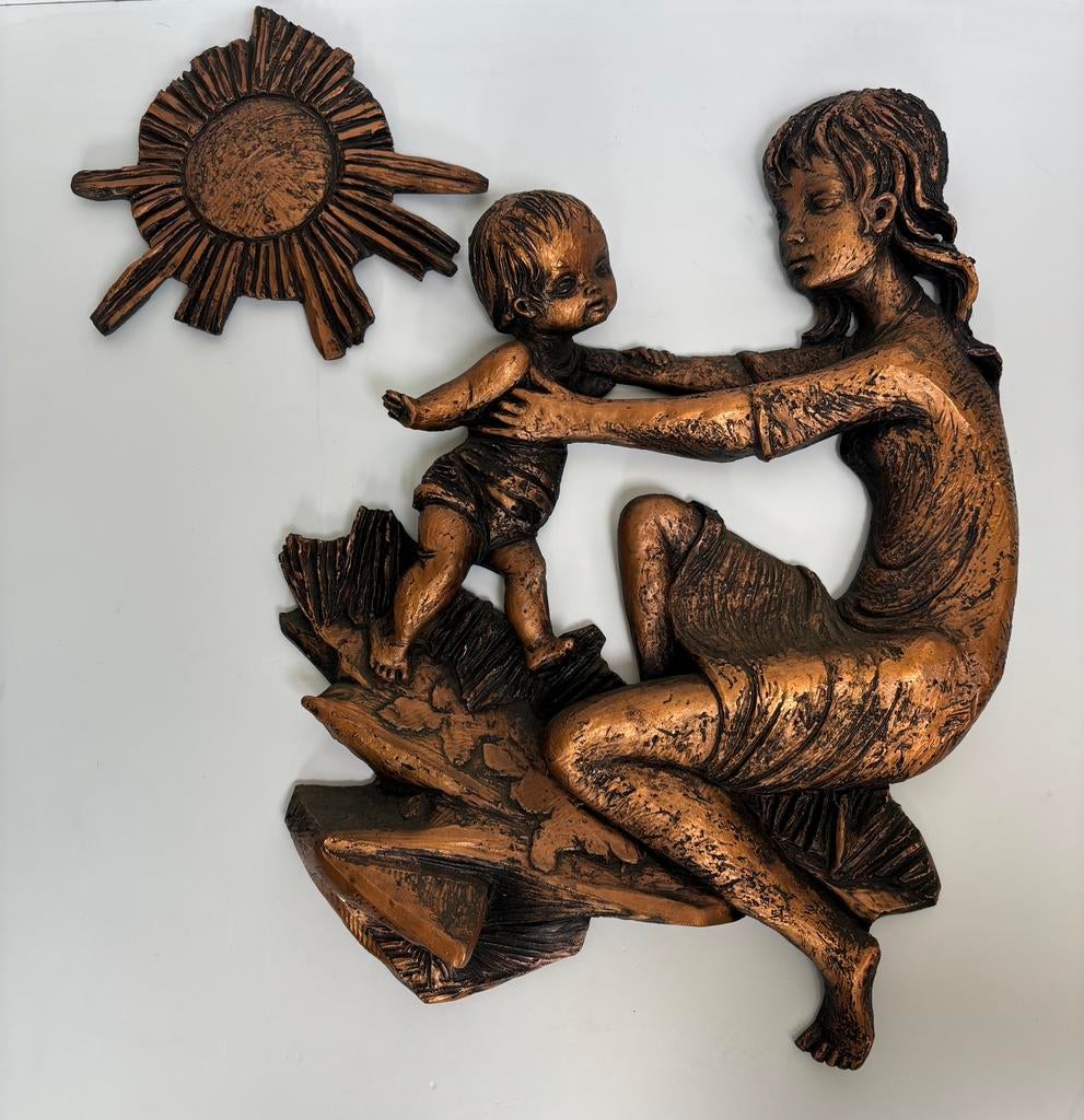wanddecoratie van Parastone - moeder met kind, Antiek en Kunst, Ophalen, Wanddecoratie