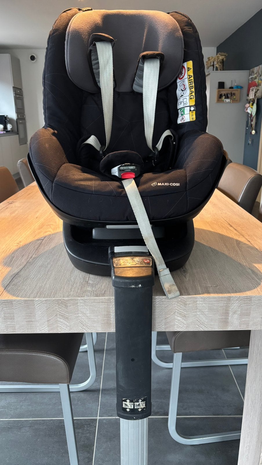 Autostoel Maxi Cosi met 2way fix, Kinderen en Baby's, Ophalen, Gebruikt, 0 t/m 18 kg, Isofix