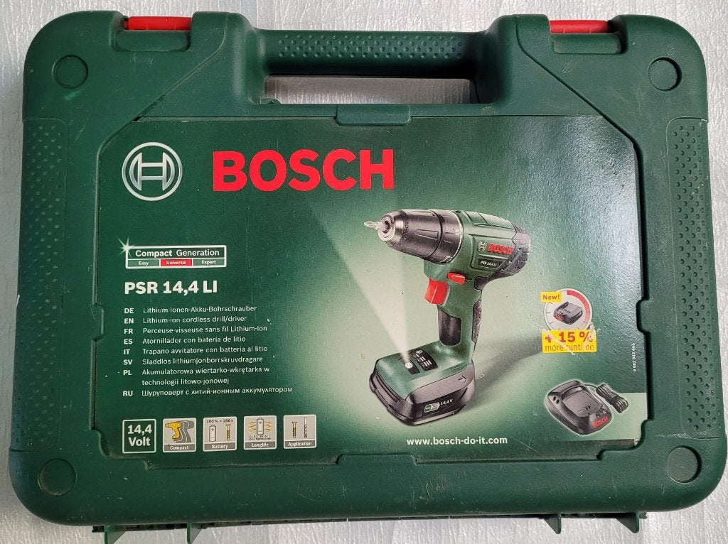 Mallette visseuse Bosch + Batterie + chargeur, Bricolage & Construction, Enlèvement, Utilisé, Foreuse et Perceuse, Vitesse variable