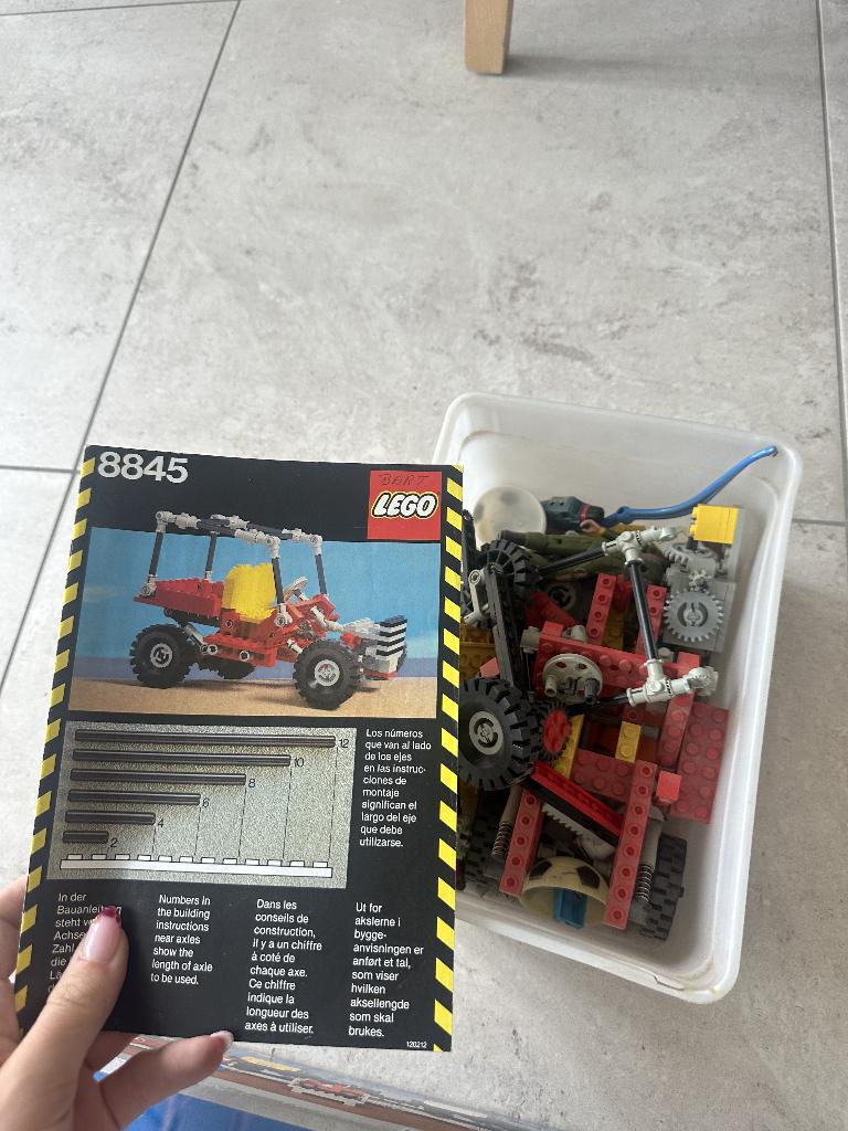 LEGO Technic 8845 buggy + boekje, Enlèvement ou Envoi, Utilisé, Ensemble complet, Lego