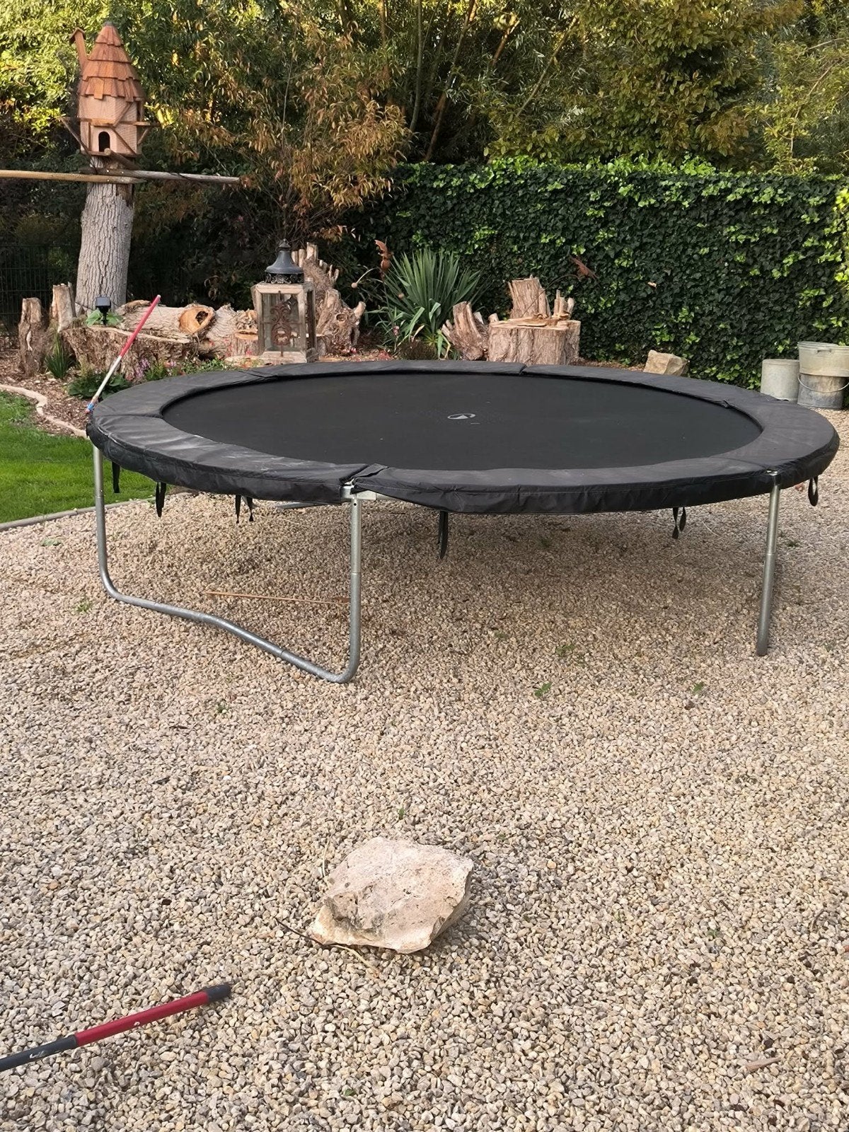 trampoline, Ophalen