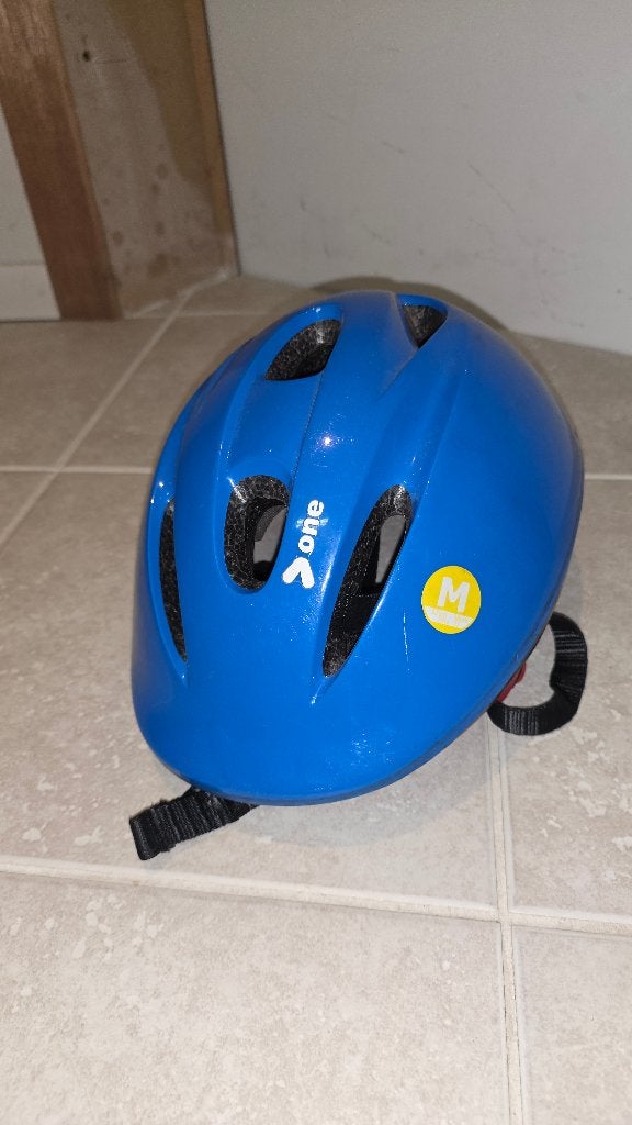 Kinderfietshelm, Fietsen en Brommers, Fietsaccessoires | Fietshelmen, Ophalen, Gebruikt, M, Jongen of Meisje