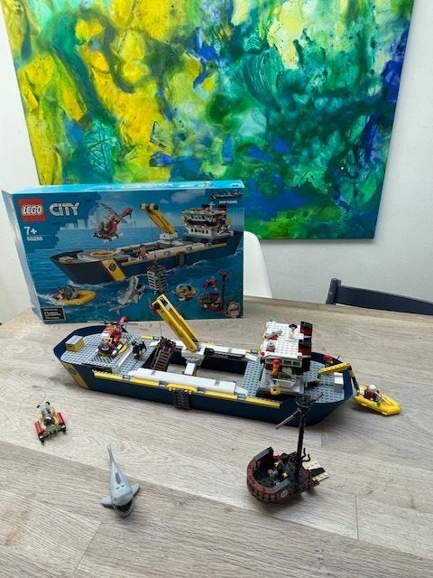 lego city oceaan onderzoeksschip, Pièces supplémentaires incluses, City, Lego, Ensemble complet