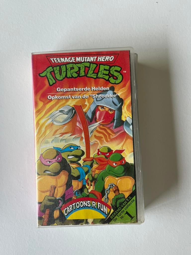 Turtles: opkomst van Shredder VHS, Alle leeftijden, Ophalen, Gebruikt, Science Fiction en Fantasy