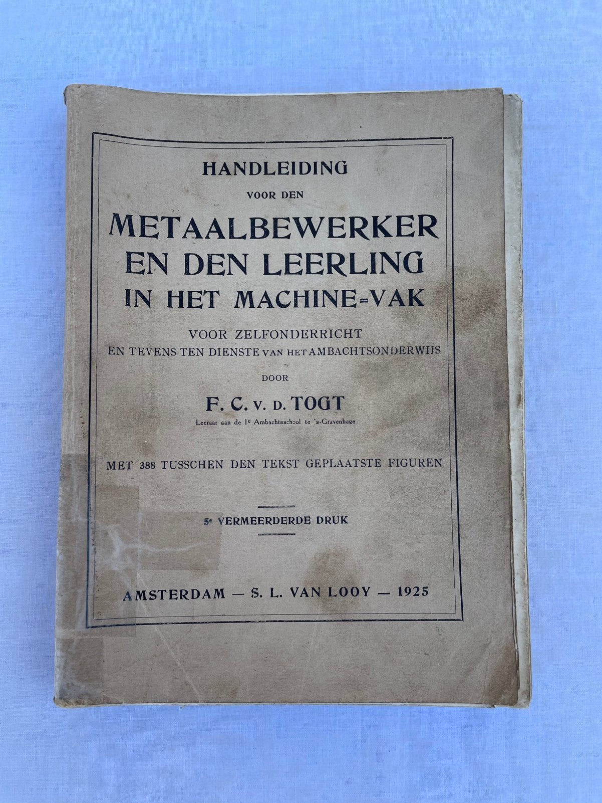 Antiek boek metaalbewerking 1925, Ophalen of Verzenden