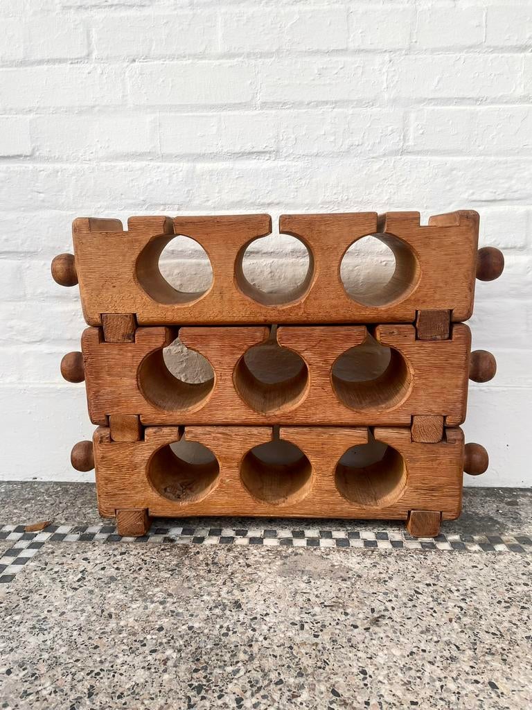 Porte-bouteilles en bois, Enlèvement, Utilisé, Bois, 5 à 15 bouteilles
