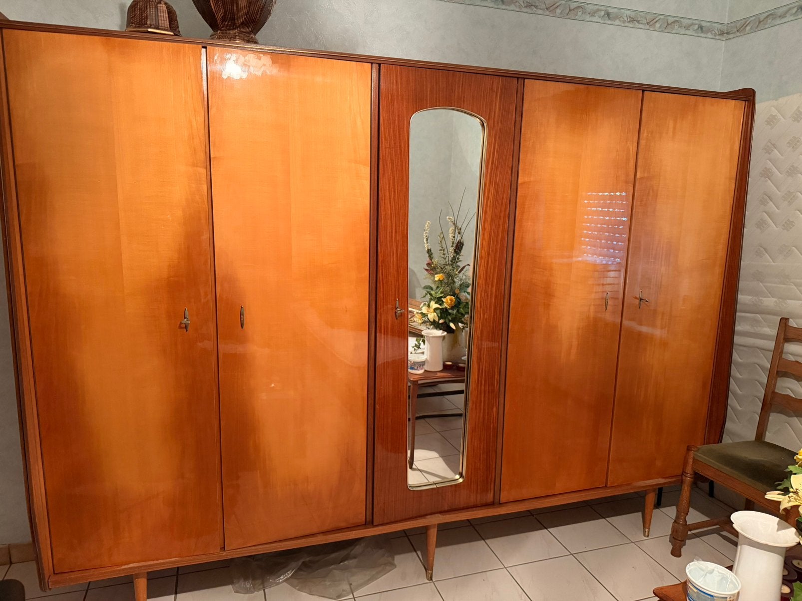 Mooie vintage kast, Huis en Inrichting, Kasten | Dressoirs, Ophalen, Zo goed als nieuw