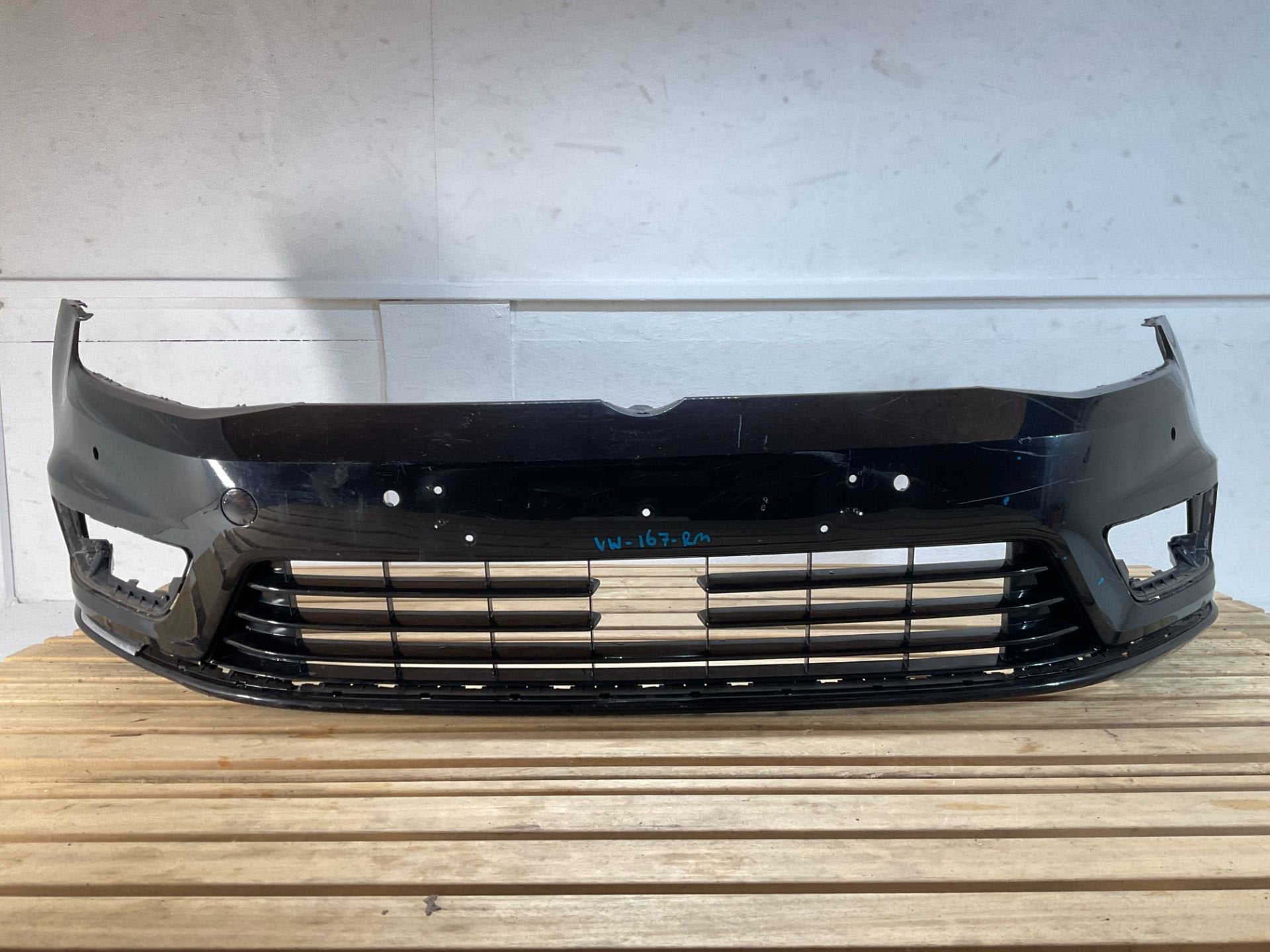 Bumper Volkswagen Golf 7 VII R-LINE RLINE Voorbumper 5G08072, Auto-onderdelen, Gebruikt, Volkswagen AG, Vw@volkswagen.de, Bumper