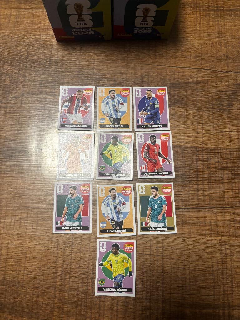 UITERST ZELDZAAM LOT - PANINI EXTRA STICKERS FIFA 2026, Verzamelen, Complete verzamelingen en Collecties, Ophalen