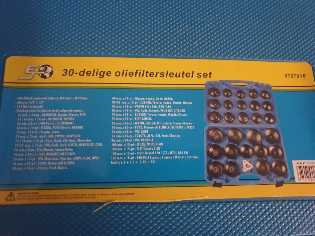 30-delige Oliefiltersleutel Set (Professioneel), Autos : Divers, Outils de voiture, Enlèvement, Neuf