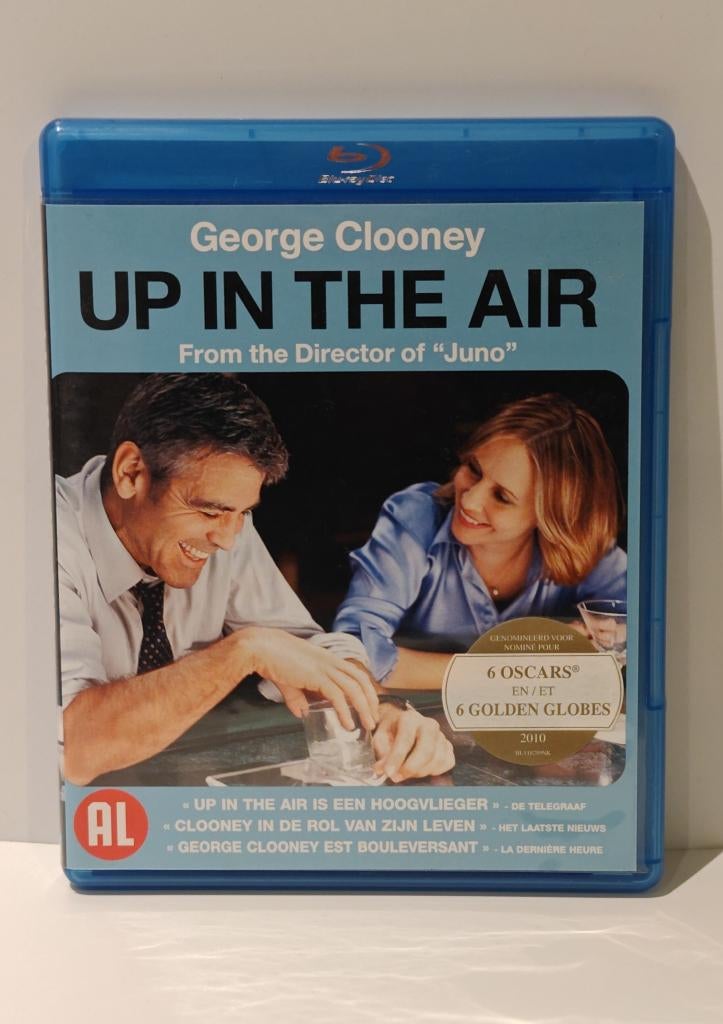 Up in the Air Blu‑ray George Clooney Vera Farmiga Kendrick, Ophalen of Verzenden, Zo goed als nieuw, Drama