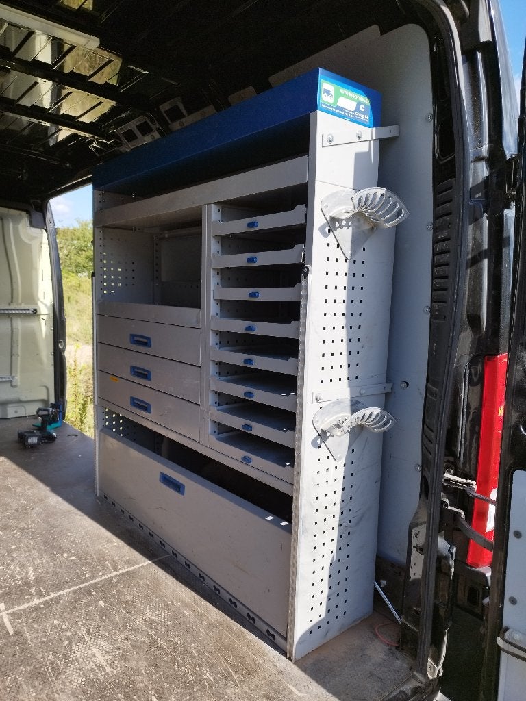 Inrichting rekken fiat ducato, Enlèvement