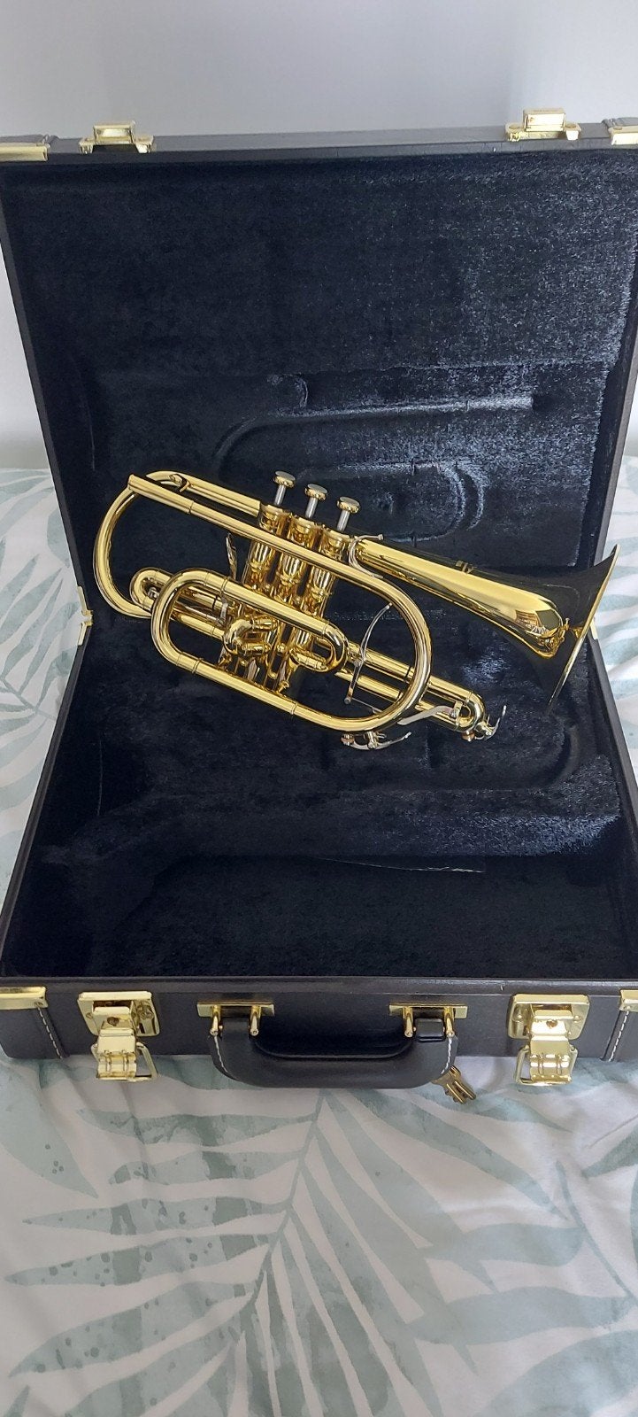 Cornet Bb YAMAHA YCR-6335H, Enlèvement, Comme neuf, Autres types, Avec valise
