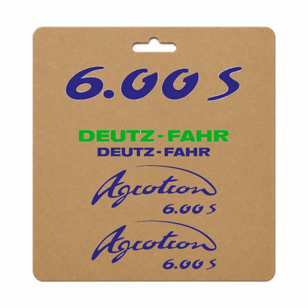 Autocollants de rechange Deutz Agrotron 6.00 - 6.05, Envoi