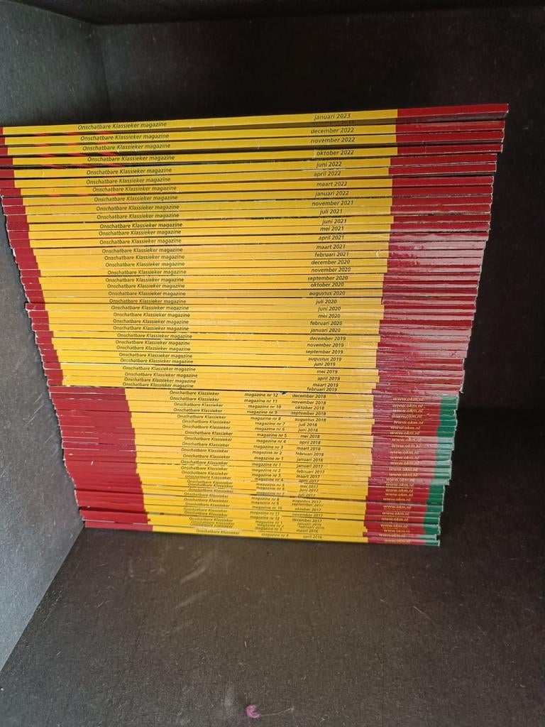Onschatbare Klassieker tijdschriften, Boeken, Ophalen