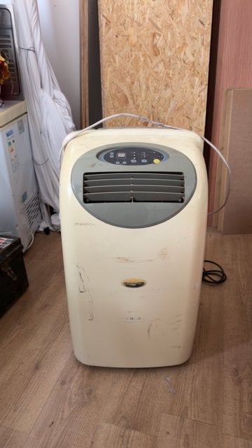 Mobiele airco 12.000 BTU met afvoerslang, onderhoud nodig, Refroidissement et Déshumidification, 60 à 100 m³, Enlèvement, Utilisé