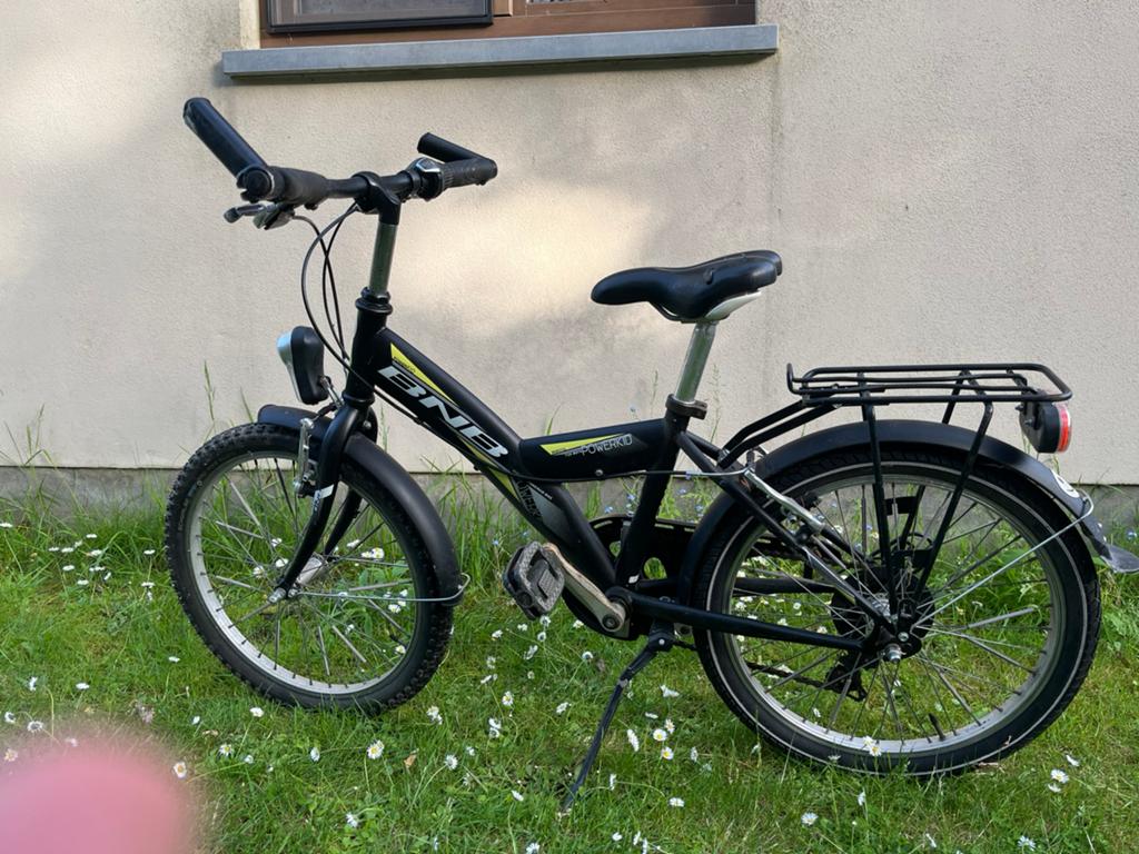 Kinderfiets zwart, Fietsen en Brommers, Ophalen, Gebruikt, 18 tot 20 inch