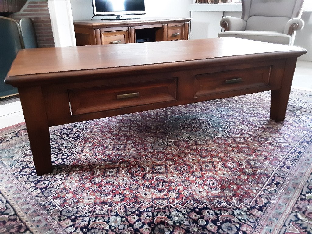 Salontafel, Ophalen, 100 tot 150 cm, Eikenhout, 50 tot 100 cm