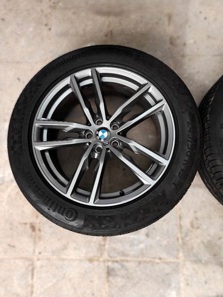 Jantes BMW M 19 pouces x3 + nouveaux pneus d'été Continental, Neuf, Pneus et Jantes, 245 mm, Véhicule de tourisme