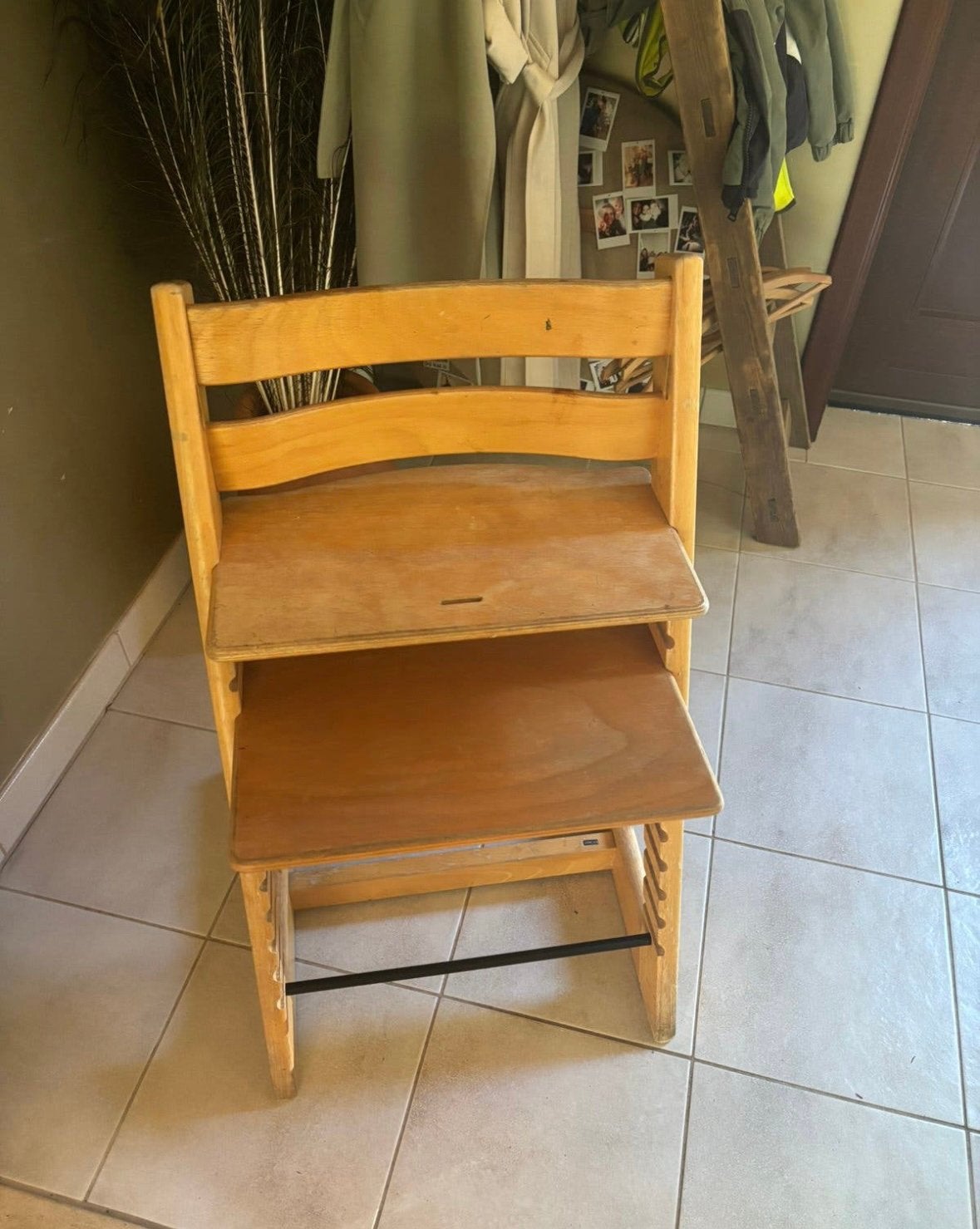 Stokke tripp trapp meegroeistoel naturel, Kinderen en Baby's, Ophalen, Gebruikt, Meegroeistoel