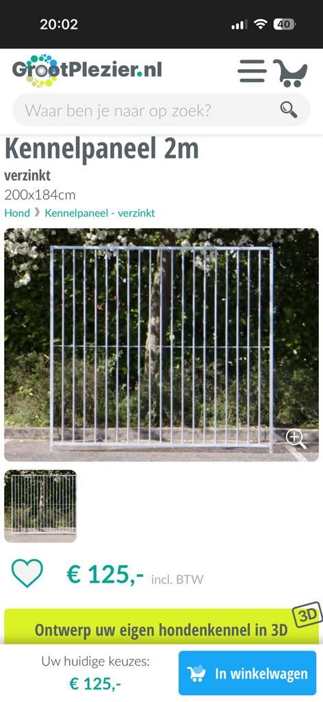 Professioneel kennelpanelen voor honden 65 euro per stuk, Dieren en Toebehoren, Hondenhokken, Ophalen, Zo goed als nieuw