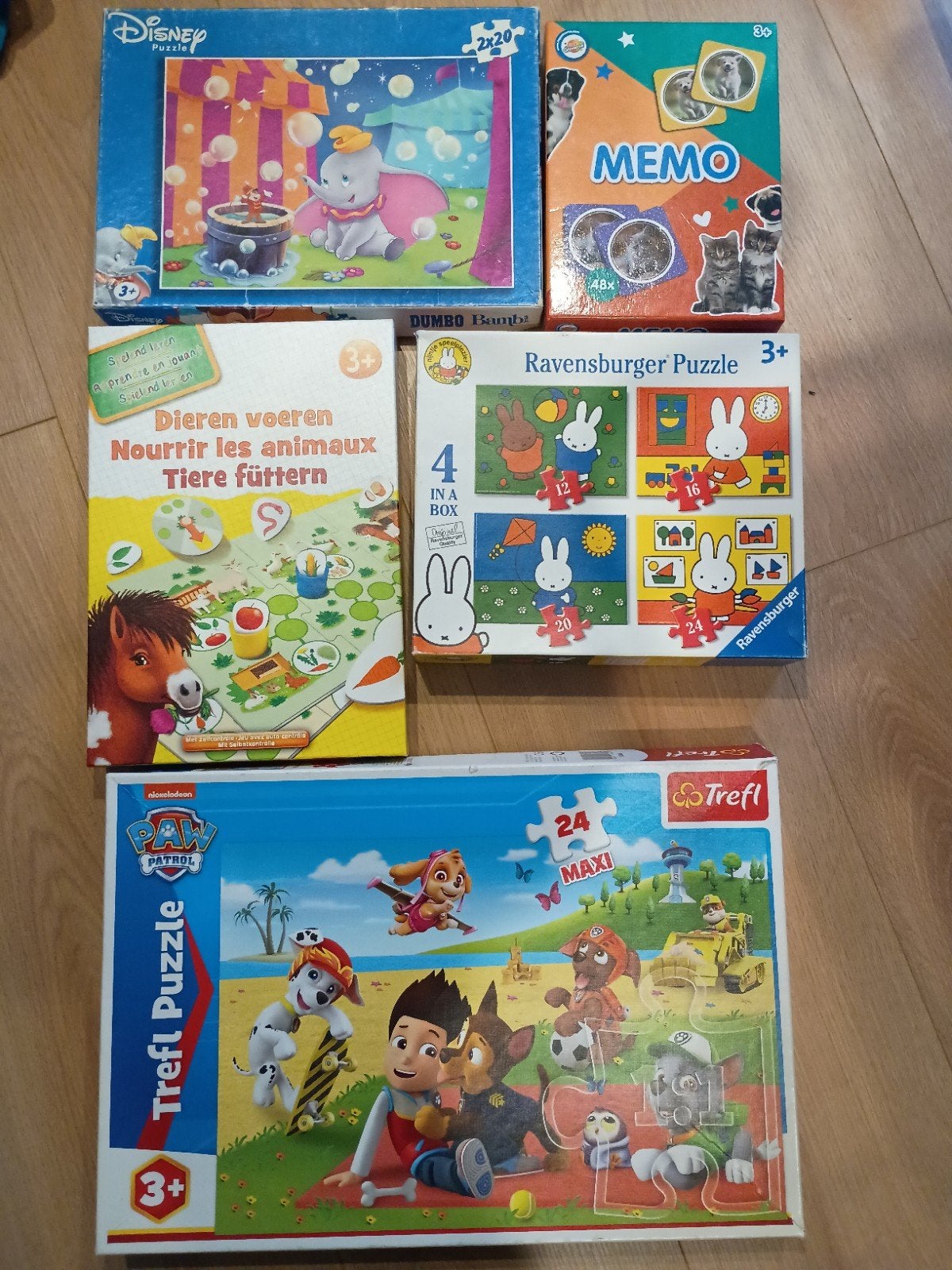 set spelletjes en puzzels 3+, Kinderen en Baby's, Ophalen of Verzenden