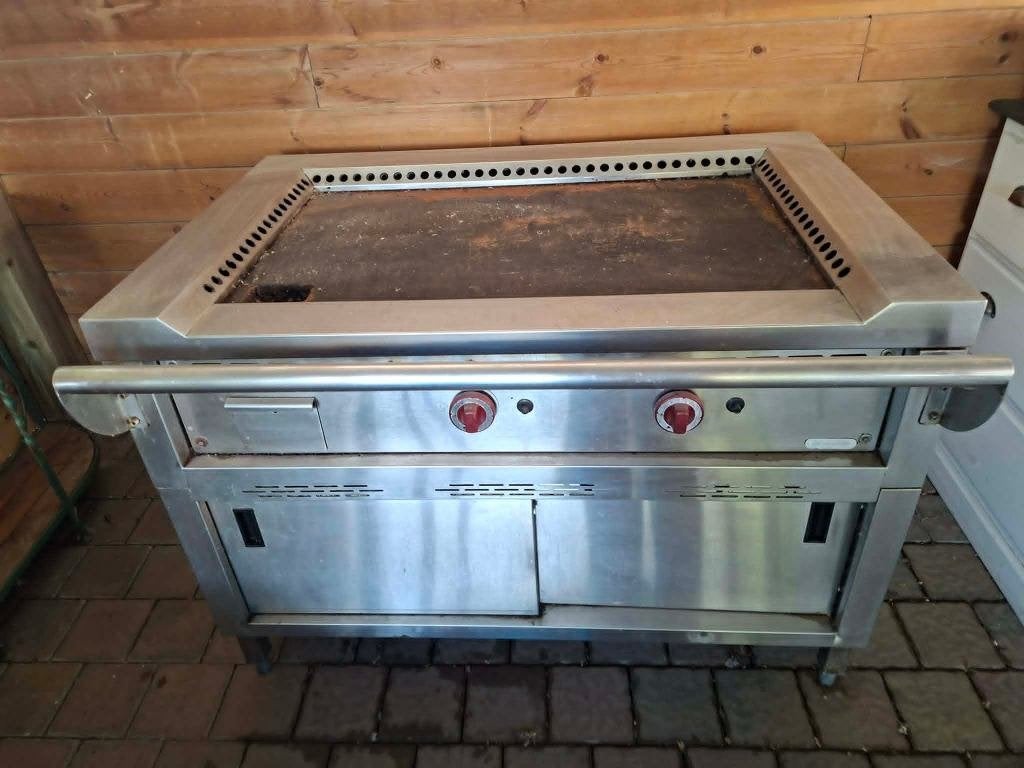 bakplaat,teppanyaki, Articles professionnels, Enlèvement, Utilisé, Cuisinière, Friteuse et Grils