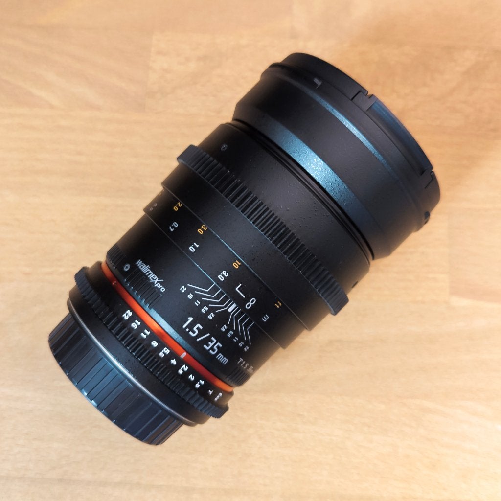 Samyang VDSLR 35mm MK1 EF Canon, TV, Hi-fi & Vidéo, Photo | Lentilles & Objectifs, Enlèvement, Comme neuf, Lentille standard