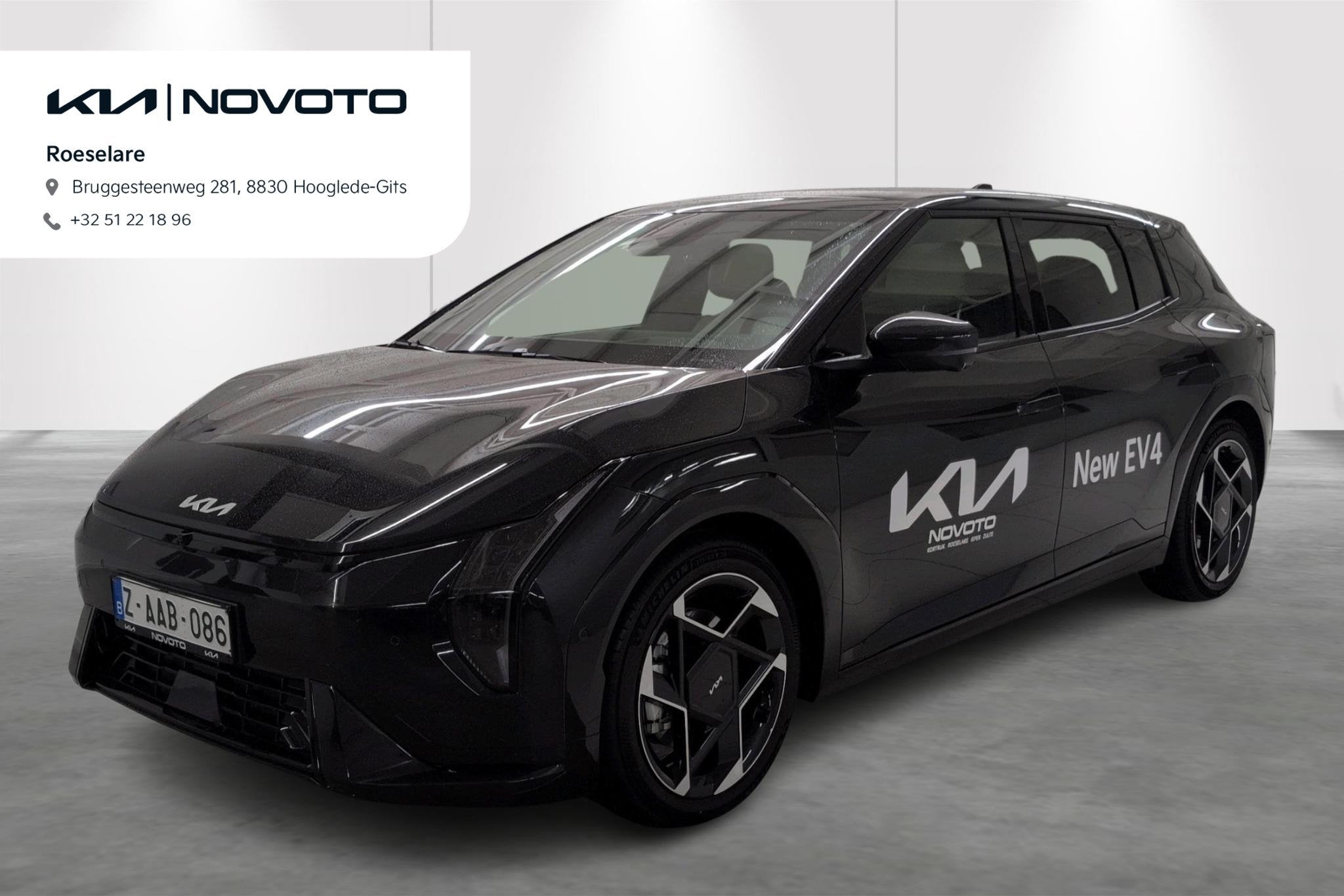 Kia EV4 BEV 81,4 kWH GT Line (automatique), Autos, 81 kWh, Achat, Entreprise, Noir