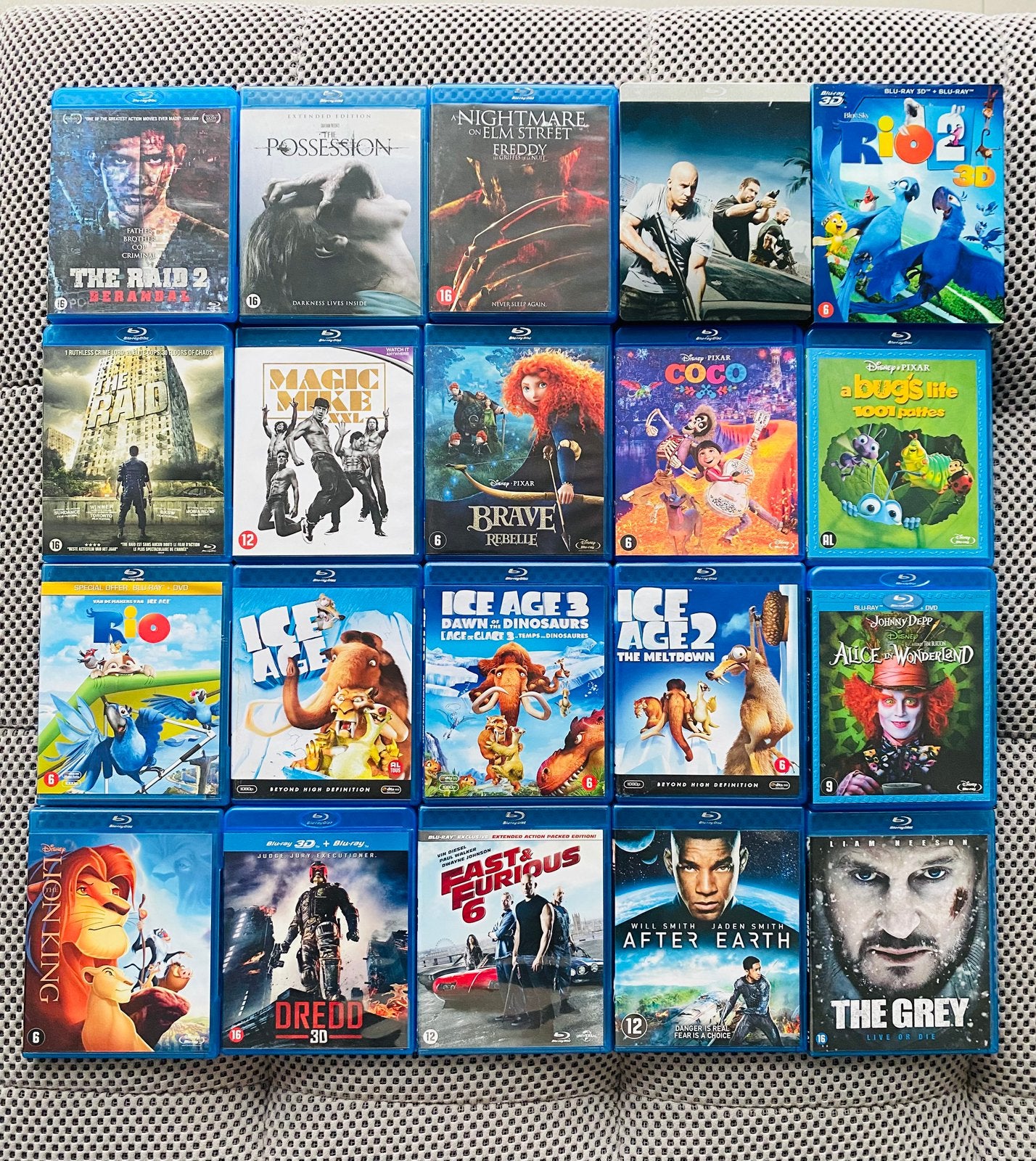 lot van 20 blu-ray films, Enlèvement ou Envoi, Comme neuf, Blu-ray