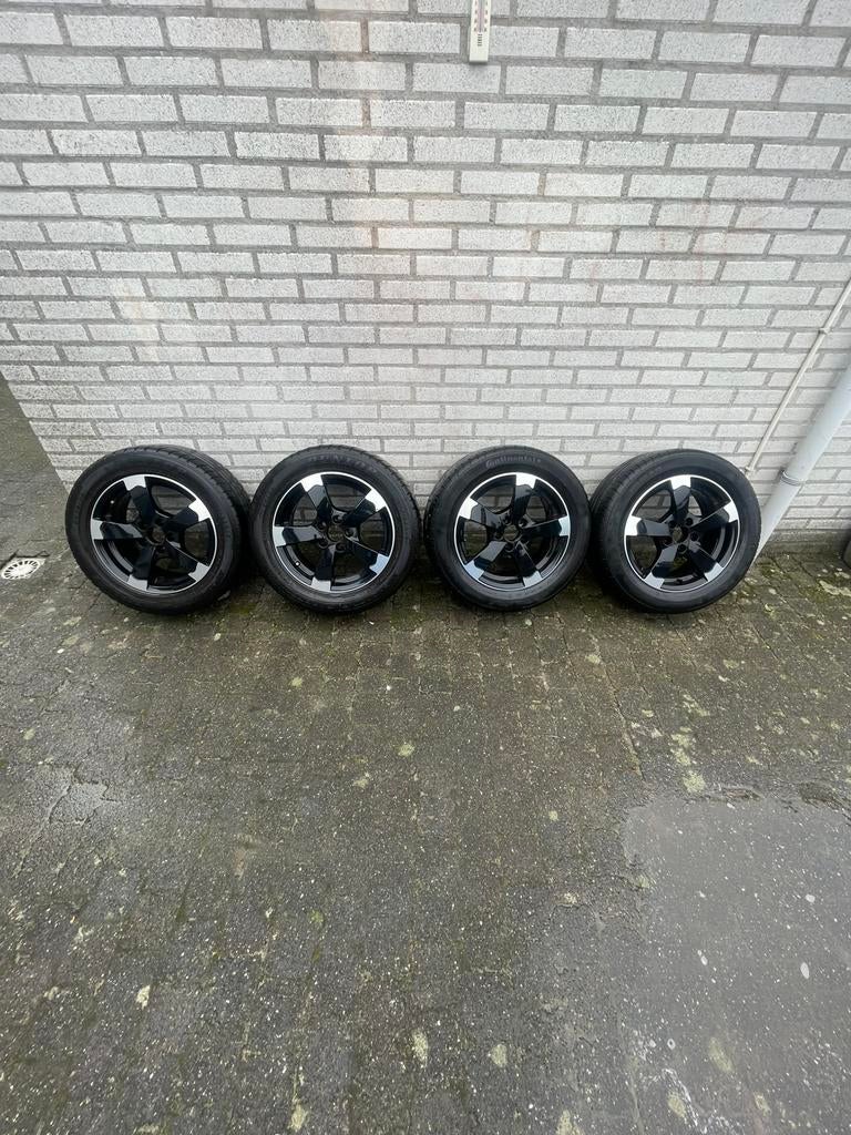 Zomerbanden 205/55R15 - 5x100 Audi A1/VW polo Rotor, Ophalen of Verzenden, Zo goed als nieuw